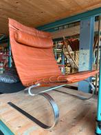 Originele PK20 Kold Christensen Kjaerholm, Ophalen, Gebruikt, 50 tot 75 cm, Leer