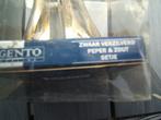 zwaar verzilverd peper en zout setje, Antiek en Kunst, Ophalen of Verzenden, Zilver
