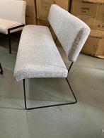 Grote nieuwe eetbank grijs 150 cm en super comfort, Ophalen, Zo goed als nieuw, Metaal, Eén