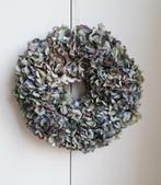 Gedroogde hortensiakrans in passende kerstkleuren!, Ophalen of Verzenden, Zo goed als nieuw