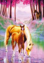 Diamond Painting nr 204 Paarden bij meer OP=OP, Ophalen, Nieuw, Knutselwerk