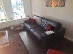 2 x 2,5 zits lederen bank, Huis en Inrichting, Banken | Bankstellen, Ophalen, Gebruikt, Driepersoons, Leer