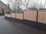 NAJAARSACTIE! Stormschade Hout Beton Schutting voor uw tuin, Garantie, Hekwerk of Schuttingen