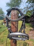 Nieuw zwart met zilver hoofdstel maat Pony, Dieren en Toebehoren, Ophalen of Verzenden, Nieuw, Dressuur