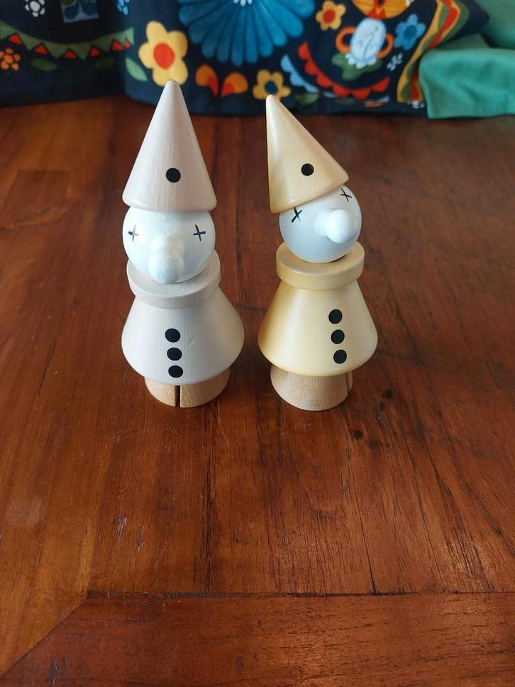 Lucie Kaas Houten Clowntjes, Huis en Inrichting, Woonaccessoires | Overige, Gebruikt, Ophalen of Verzenden