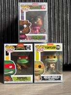 Funko Pop TMNT Set - Raphael, Michelangelo, Splinter, Ophalen of Verzenden, Nieuw, Tv, Actiefiguur of Pop
