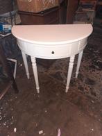 Half Ronde Tafel - Stijlvol en Praktisch, Huis en Inrichting, Tafels | Sidetables, Ophalen, Klassiek, Minder dan 50 cm, Zo goed als nieuw