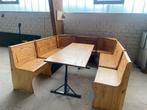 U-VORM massief Oostenrijkse Eethoek Duitse zithoek hoekbank, Huis en Inrichting, Banken | Complete zithoeken, Ophalen, Gebruikt
