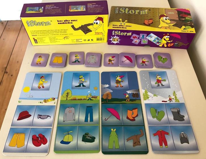 Bordspel Little Storm: Aankleden, Hobby en Vrije tijd, Gezelschapsspellen | Bordspellen, Gebruikt, Een of twee spelers, Drie of vier spelers