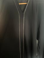 Zwarte abaya met gouden details uit Dubai, Zwart, Maat 42/44 (L), Nieuw, Ophalen of Verzenden