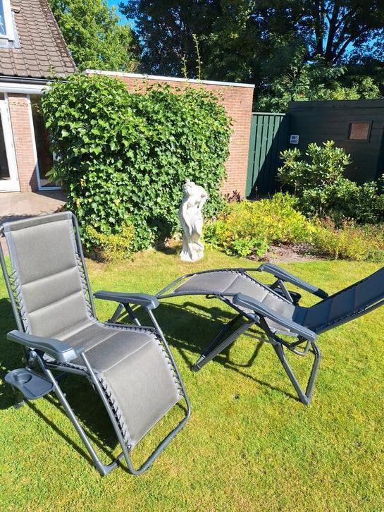 Zit- ligstoelen, merk "Teun"., Caravans en Kamperen, Kampeermeubelen, Zo goed als nieuw, Campingstoel, Ophalen