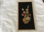 Geborduurd schilderij  jaren 60/70. Vintage ,, Ophalen of Verzenden, Zo goed als nieuw, Overige typen
