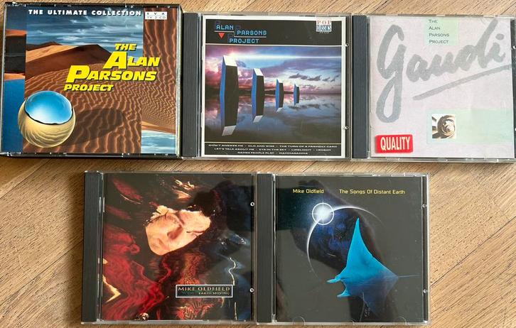 The Alan Parsons Project en Mike Oldfield - 5 cd’s, Cd's en Dvd's, Cd's | Rock, Zo goed als nieuw, Poprock, Ophalen of Verzenden