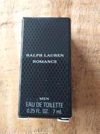 Ralph Lauren"Romance" Men 7ml, Ophalen of Verzenden, Nieuw, Miniatuur, Gevuld