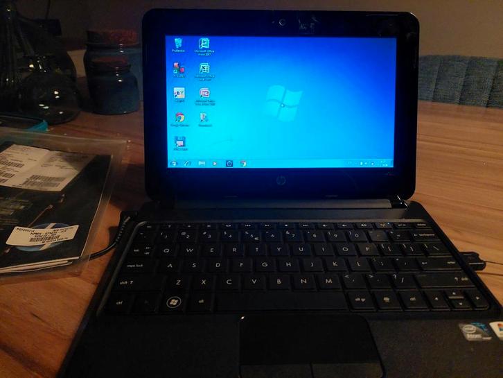 HP Mini 110-3101sd. Windows 7., Computers en Software, Windows Laptops, Zo goed als nieuw, 10 inch of minder, HDD, Minder dan 2 Ghz