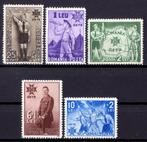 Roemenië, Padvinderij, Mi. 484-488 ongebruikt met plakker, Postzegels en Munten, Verzenden, Overige landen, Postfris