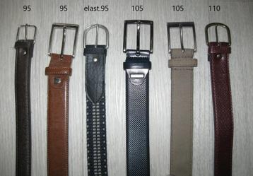 lange riemen, broekriemen, leren broek riemen, maten op foto beschikbaar voor biedingen