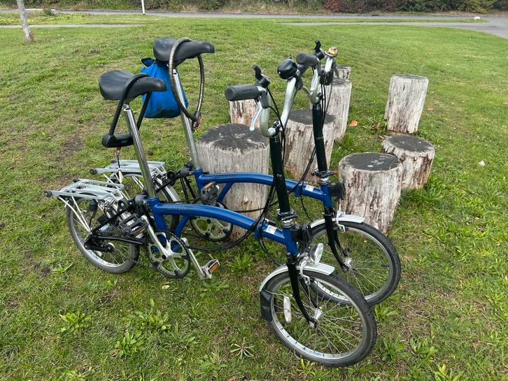 Brompton vouwfiets set, Fietsen en Brommers, Fietsen | Vouwfietsen, Zo goed als nieuw, Brompton, 16 tot 18 inch, Versnellingen