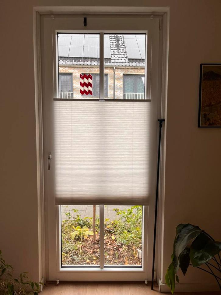 Veneta Plissé gordijn - Bright White - 84x234cm, Huis en Inrichting, Stoffering | Gordijnen en Lamellen, Gebruikt, 200 cm of meer