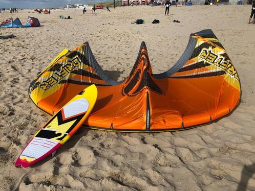 ‍️ Complete Cabrinha Kitesurf Set (2x) Drifter + Bar + F-ONE, Watersport en Boten, Kitesurfen, Gebruikt, Kitesurf-set, 9 m², Geen board