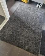 Hoogpolig vloerkleed TEAB, Huis en Inrichting, Ophalen, 100 tot 150 cm, Zwart, 200 cm of meer