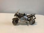 Motor klok bureauklokje metaal model Kawasaki BMW Yamaha, Antiek en Kunst, Ophalen of Verzenden