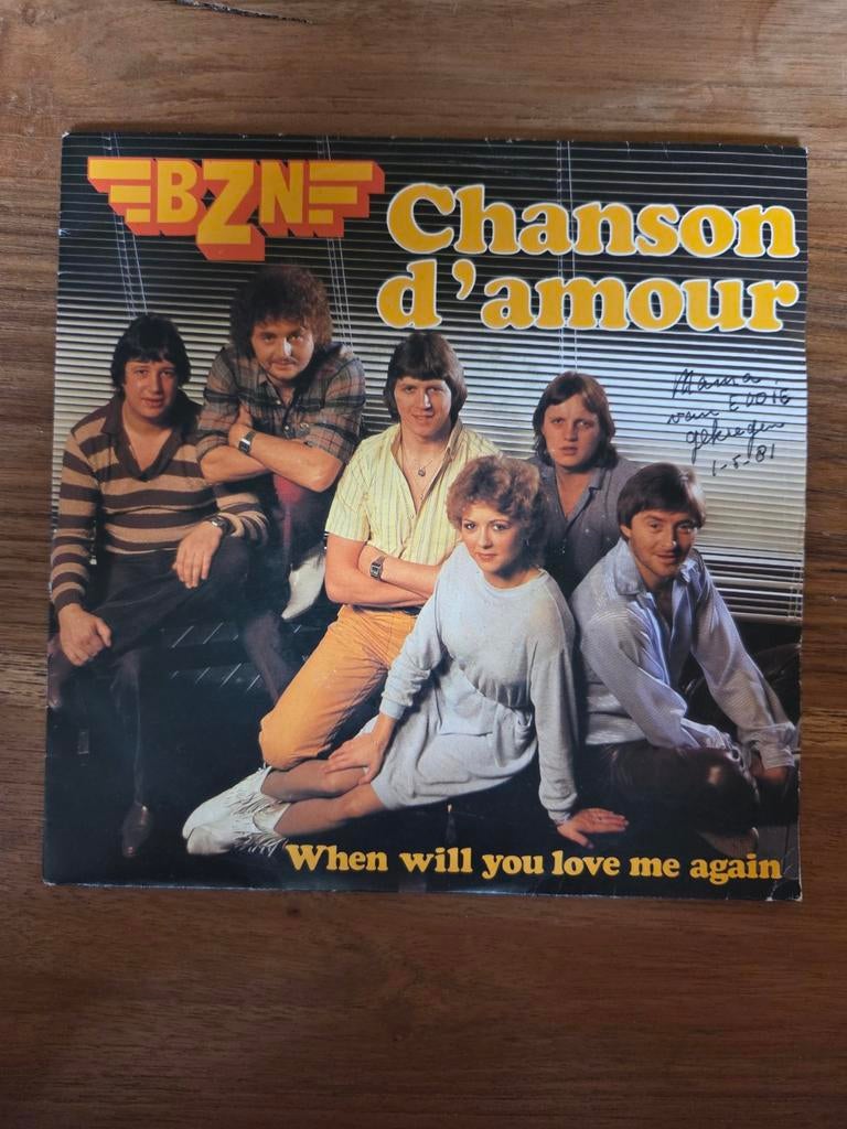 Bzn - Chanson d' amour, Gebruikt, 7 inch, Single, Ophalen of Verzenden