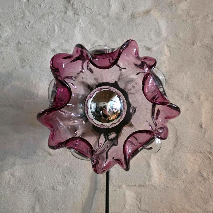 Vintage Murano glazen wandlamp., Huis en Inrichting, Lampen | Wandlampen, Ophalen of Verzenden