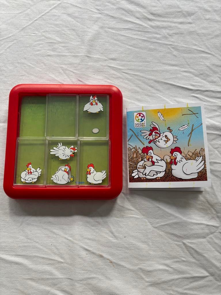 Smart Games Kippen Rennen Puzzelspel Chicken Shuffle spel!, Kinderen en Baby's, Speelgoed | Educatief en Creatief, Zo goed als nieuw
