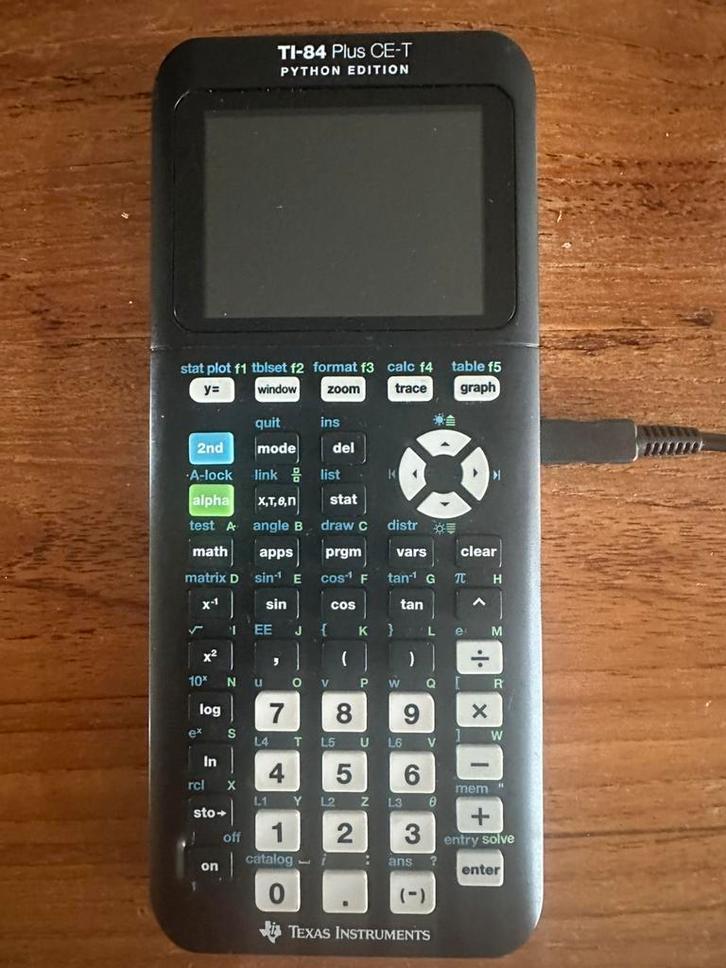 Texas Instruments TI-84 Plus CE-T Python, Diversen, Rekenmachines, Zo goed als nieuw, Grafische rekenmachine, Ophalen of Verzenden