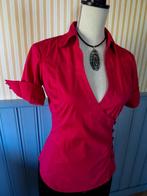 stijlvolle rode overslag blouse - Vero Moda - als kleine S, Ophalen of Verzenden, Zo goed als nieuw, Vero Moda, Rood
