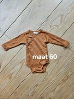 Joga wollen romper bruin mt 62, Nacht- of Onderkleding, Jongetje of Meisje, Ophalen of Verzenden, Zo goed als nieuw
