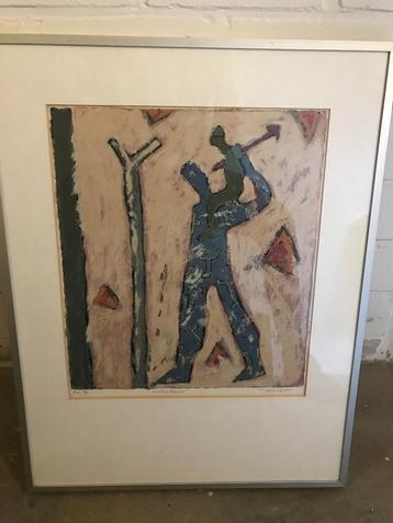 "Satopharos", zeefdruk van Peter VVerheijden. beschikbaar voor biedingen
