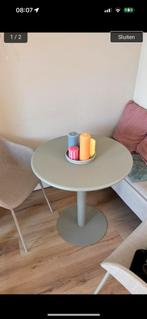 Ronde eettafel, Ophalen, 100 tot 150 cm, Rond, Zo goed als nieuw