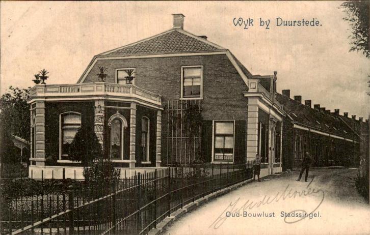Wijk bij Duurstede - Oud-Bouwlust - Stadssingel, Verzamelen, Ansichtkaarten | Nederland, Gelopen, Utrecht, Voor 1920, Ophalen of Verzenden