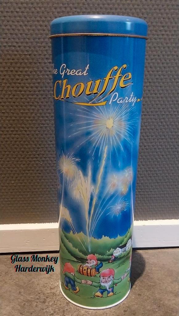 La Chouffe flessenblik., Verzamelen, Biermerken, Zo goed als nieuw, Overige typen, Overige merken, Ophalen of Verzenden