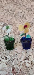 Vintage Bloem Potjes - Set van 2, Verzamelen, Ophalen of Verzenden, Zo goed als nieuw, Poppenhuis