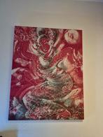 Batik schilderij danseres, Antiek en Kunst, Ophalen