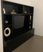 Cinewall TV Wandmeubel grenen zwart, Ophalen, Zo goed als nieuw, 200 cm of meer, 25 tot 50 cm