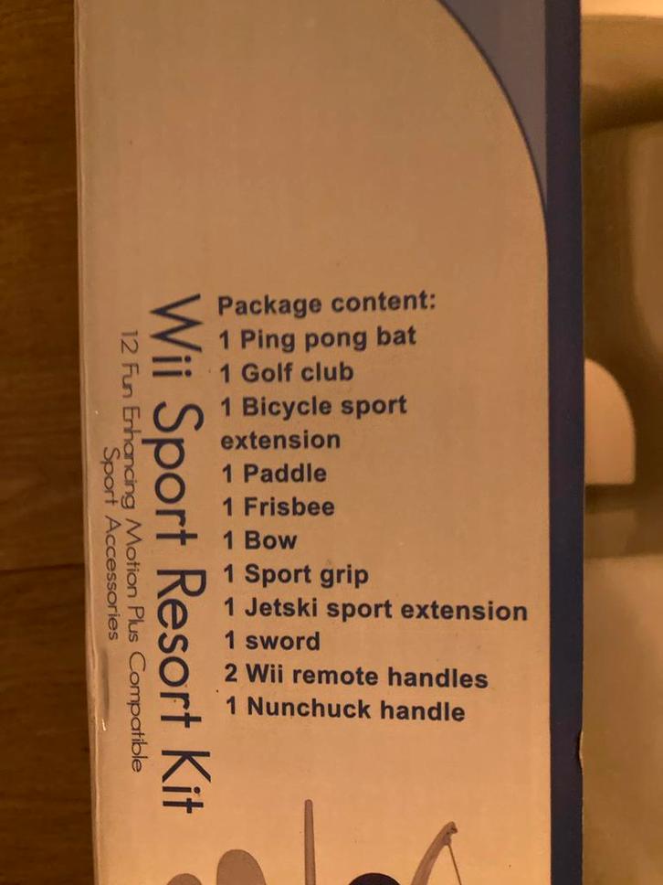 Wii Sport Resort Kit - Nieuw!, Spelcomputers en Games, Spelcomputers | Nintendo Consoles | Accessoires, Nieuw, Wii, Stuurtje of Sportattribuut