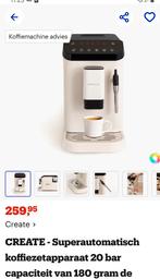 3 maanden oud create superautomatisch koffie apparaat koffie, Witgoed en Apparatuur, Koffiezetapparaten, Ophalen of Verzenden