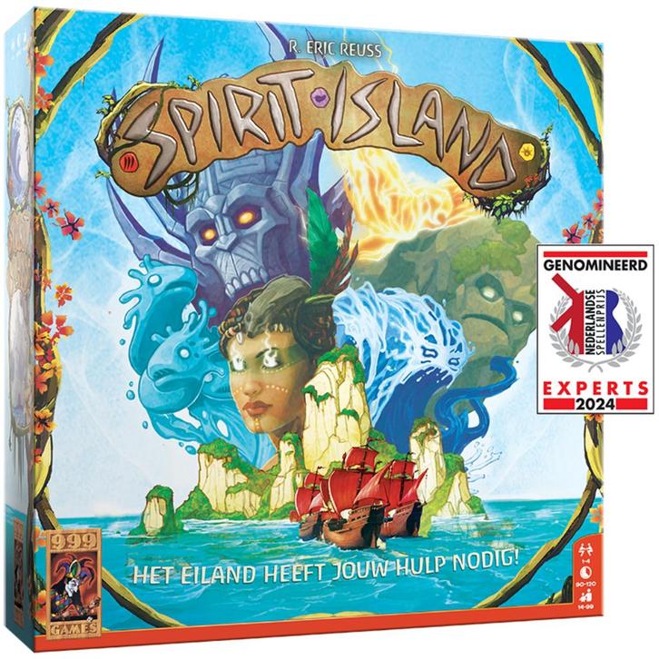 Spirit Island NL - Bordspel | Nieuw - ophalen mogelijk, Hobby en Vrije tijd, Gezelschapsspellen | Bordspellen, Nieuw, Een of twee spelers