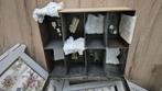 Brocante oude metalen bak, Ophalen of Verzenden