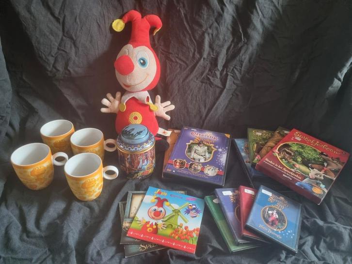 Efteling spulletjes DVD's, mokken, Jokie knuffel, Verzamelen, Efteling, Gebruikt, Overige typen, Ophalen