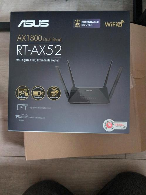 ASUS RT-AX52 AX1800 AiMesh, Computers en Software, Netwerk switches, Zo goed als nieuw, Ophalen of Verzenden