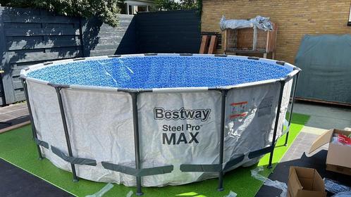 Zwembad Bestway Steel Pro Max, Tuin en Terras, Zwembaden, Zo goed als nieuw, Opzetzwembad, 120 cm of meer, 400 cm of meer, 300 cm of meer