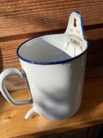 Emaille lavement kan met tuitje, Antiek en Kunst, Antiek | Emaille, Ophalen of Verzenden