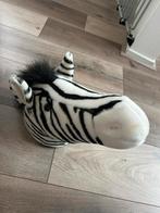Dierenkop zebra, Ophalen of Verzenden, Wanddecoratie, Zo goed als nieuw