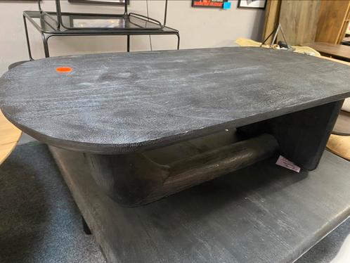 Salontafel donn zwart 120x53 organische vorm hoge korting, Huis en Inrichting, Tafels | Salontafels, Nieuw, Minder dan 50 cm, 50 tot 100 cm