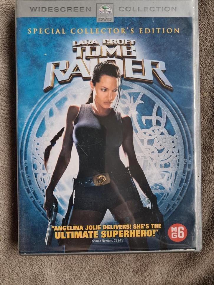 dvd Tomb raider lara croft angelina jolie, Cd's en Dvd's, Dvd's | Actie, Zo goed als nieuw, Alle leeftijden, Ophalen of Verzenden